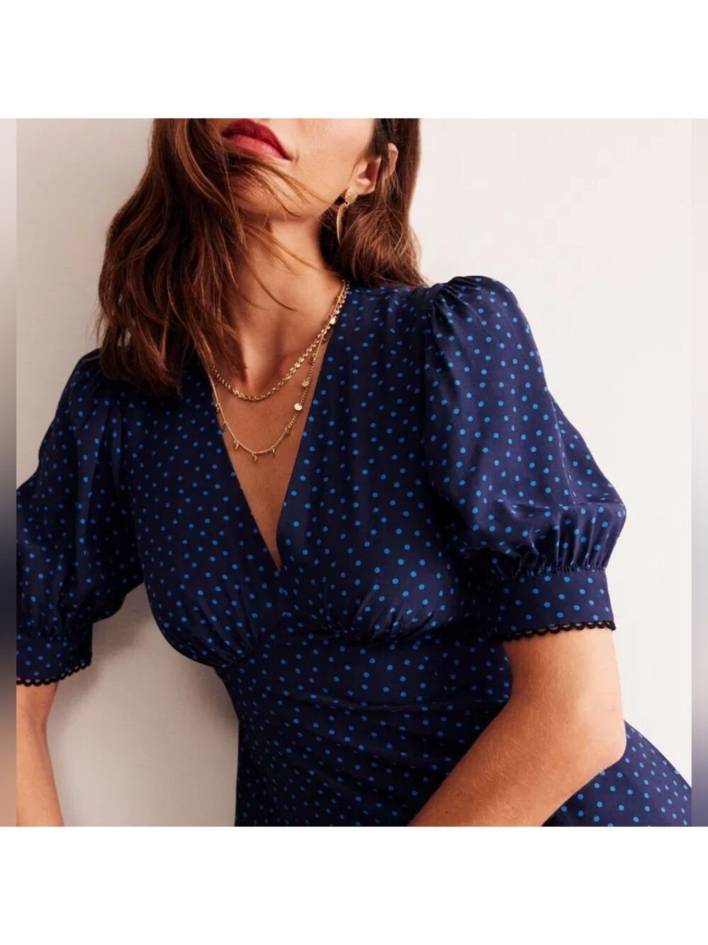 BODEN Godet Tea Dress - Picture 4 of 13